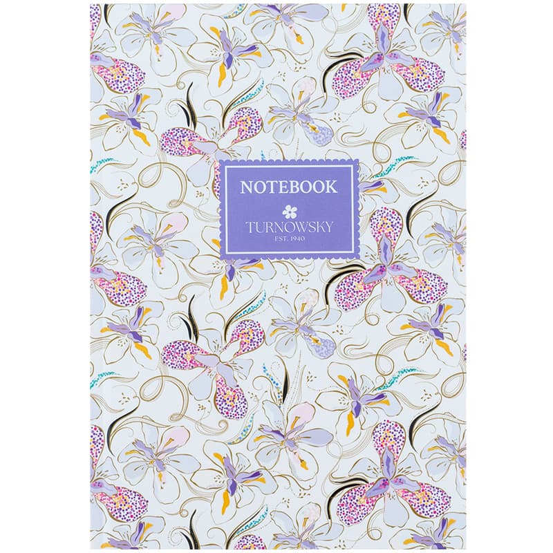 Блокнот А5 96арк. кліт. тв. обкл. "Turnowsky Floral 4" №8457-13-A-TR/Axent/(20)