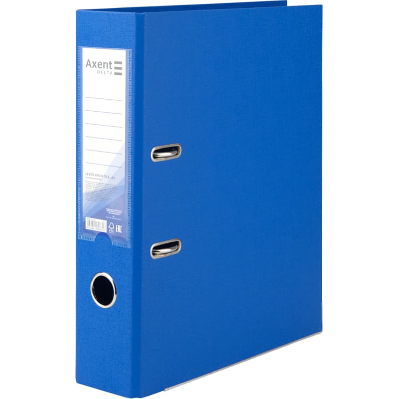 Папка-реєстратор Delta by Axent А4 7,5см двосторонній поліпропілен розбірна блакитна 1712-07