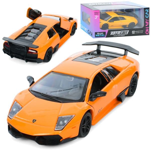 Машина метал. інер-а, "Автосвіт" Lamborghini Murcielago 12,5см №AS-3090(36)