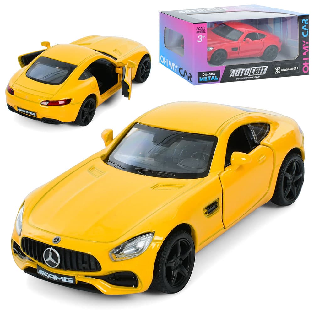 Машина метал. інер-а, "Автосвіт" Mercedes-Benz GTS AMG 20181 12см №AS-3110(36)