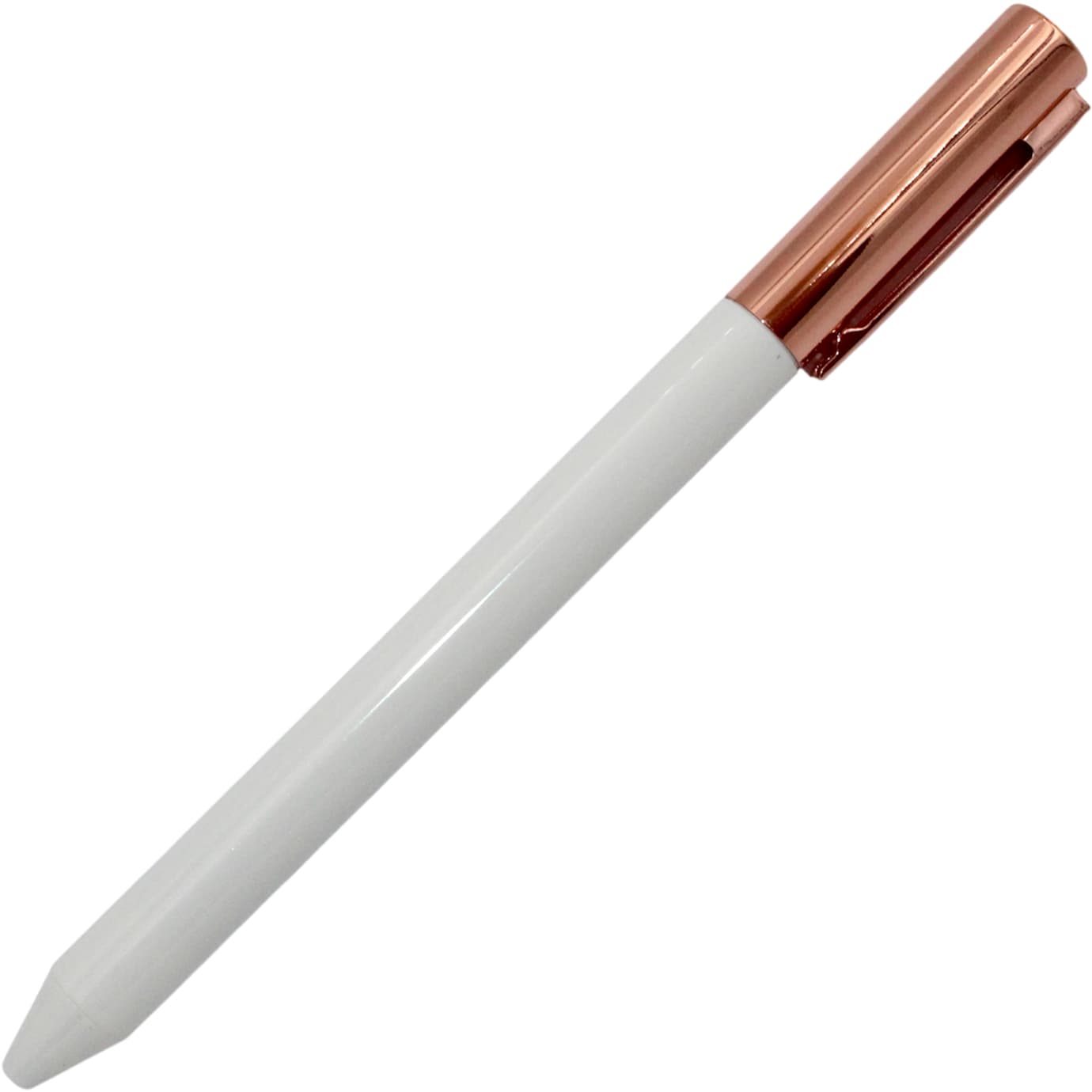 Ручка авт. гел. "Buromax" №BM.83101-12 Prestige Gold 0.5мм синя, корп. білий