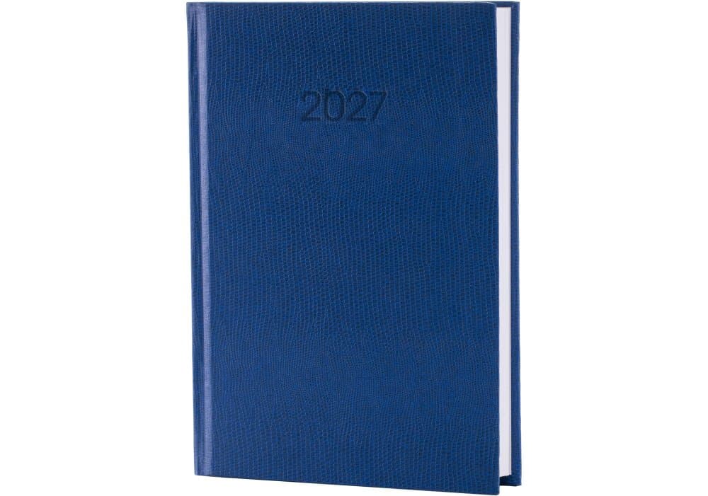 Щоденник A5 Economix датований 2027 Snake (змія) блакитний E21633-11