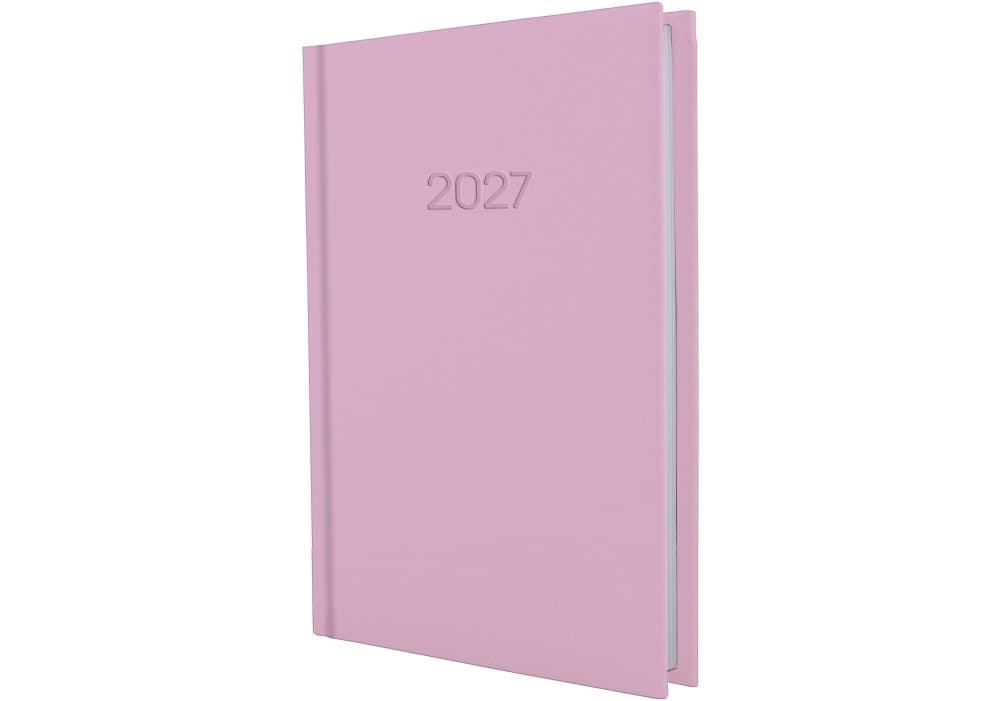 Ежедневник A5 Economix датированный 2027 Satin розовый E21612-09  