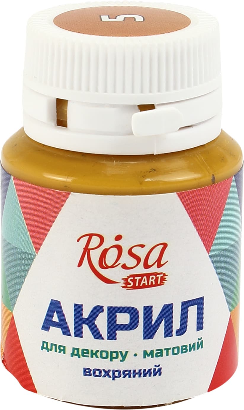 Акрил для декору Rosa Start 20мл матовий вохряний 20005/9078