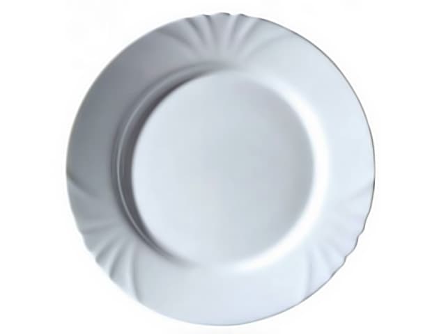 Тарілка обідня скляна Luminarc. Cadix 25см кругла H4132/77925 (6) (24)