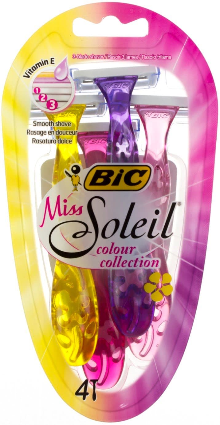 Станок одноразовый Biс Soleil Miss 4 шт колор (5) 3843
