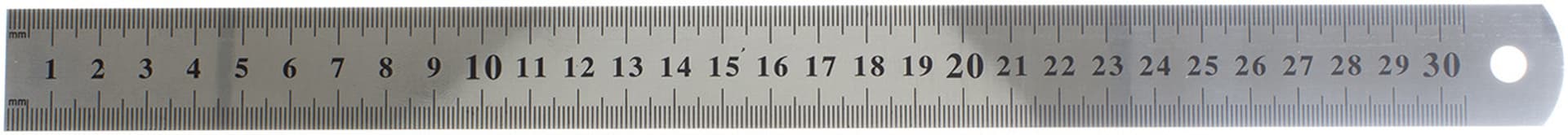 Линейка металлическая 30 см (0,3 S) (12) 1018-30