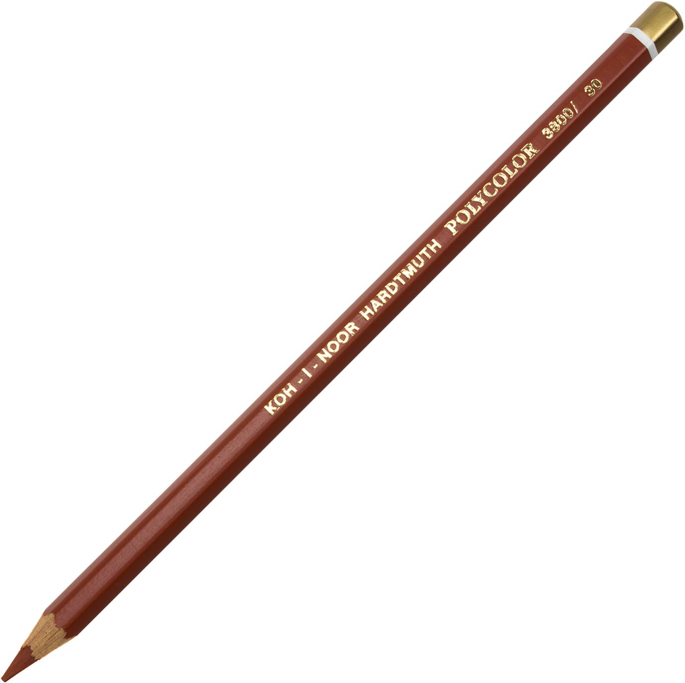 Олівець кольоровий Koh-i-noor Polycolor художній reddisn brown/червоно-коричневий (12) 3800/30