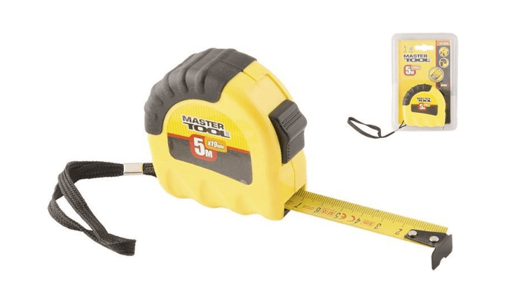 Рулетка Master Tool Shiftlock нейлоновое покрытие 5мх19мм №62-5019