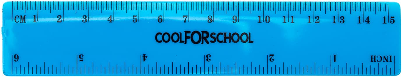 Лінійка пластикова 15 см CoolForSchool Neon (50) CF81337