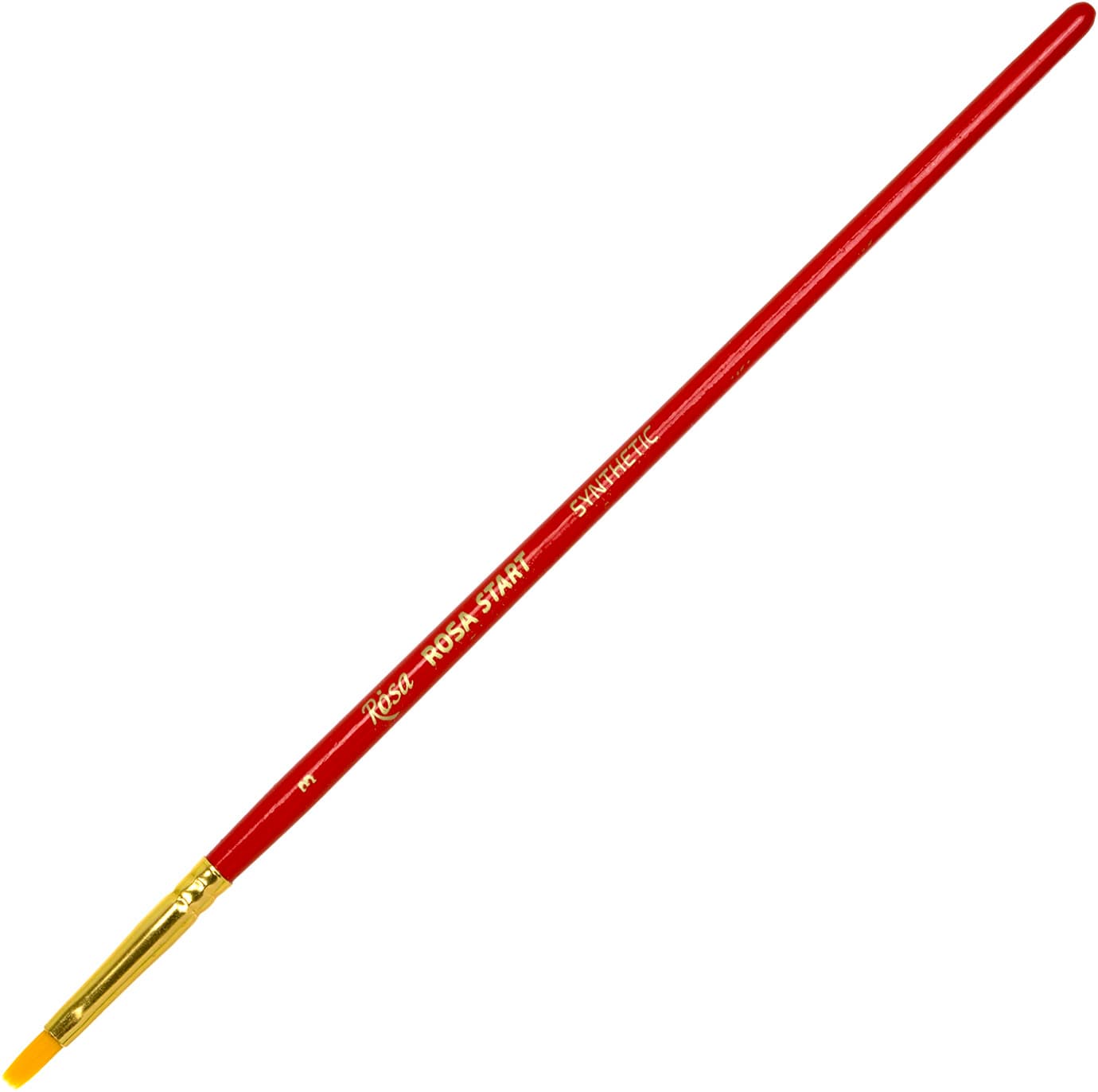Пензлик художній Rosa Start синтетика, плоский 3 к.р. 18750203