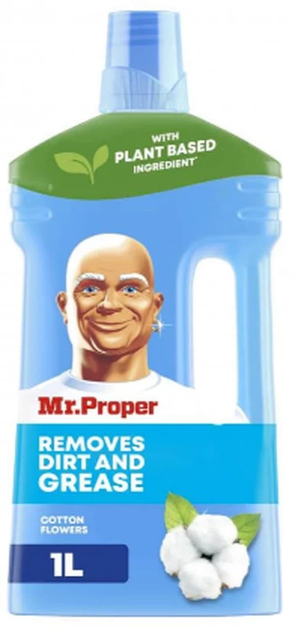 Миючий засіб д/підлоги та стін "Mr. Proper" 1л Квітки бавовни(12)