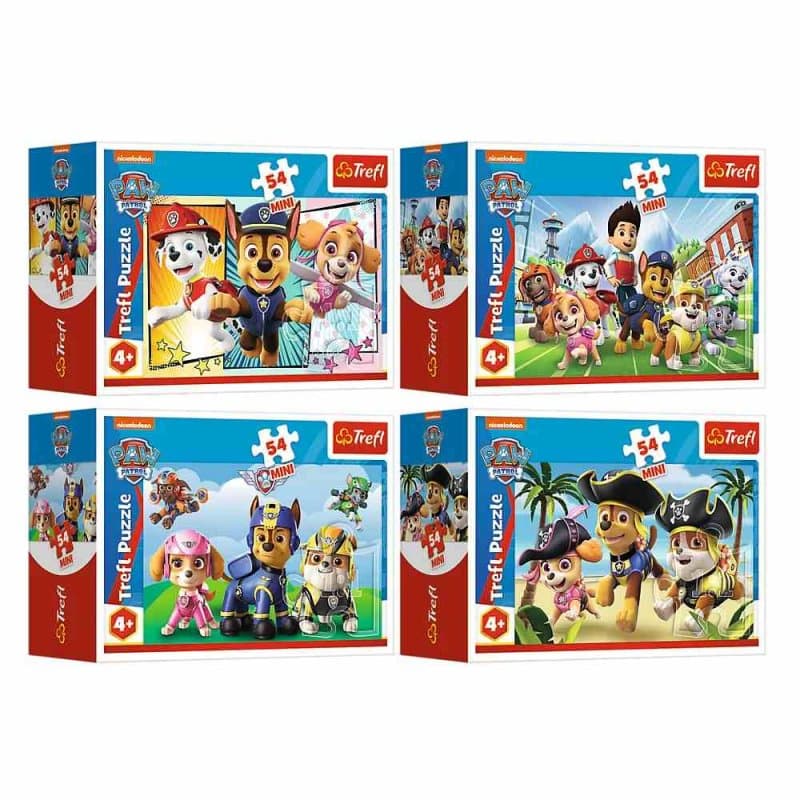 Пазлы Trefl 54эл. Будь как Paw Patrol №54200/19755/19756/19757/19758(40)