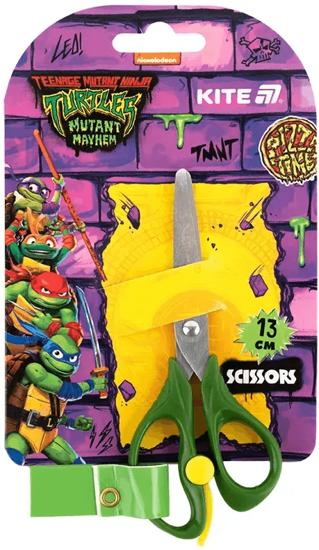 Ножиці дит. "Kite" №NT25-129 Ninja Turtles 13см з пружиною(24)(240)