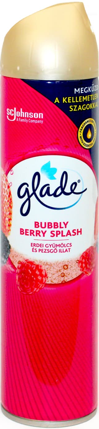 Освежитель воздуха "Glade" 300мл Пузырьково-ягодный всплеск(12)
