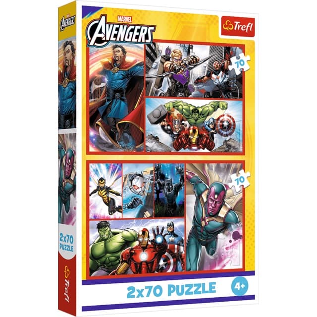 Пазлы Trefl 2x70эл. The Avengers Стать героем №34439
