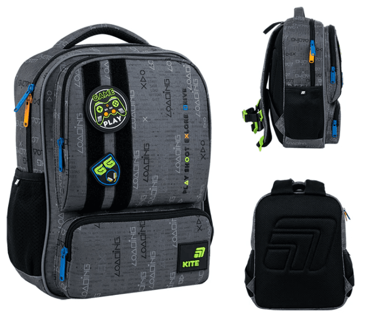 Рюкзак "Kite" Kids Good Game 1від.,3карм. №K26-538XS-3