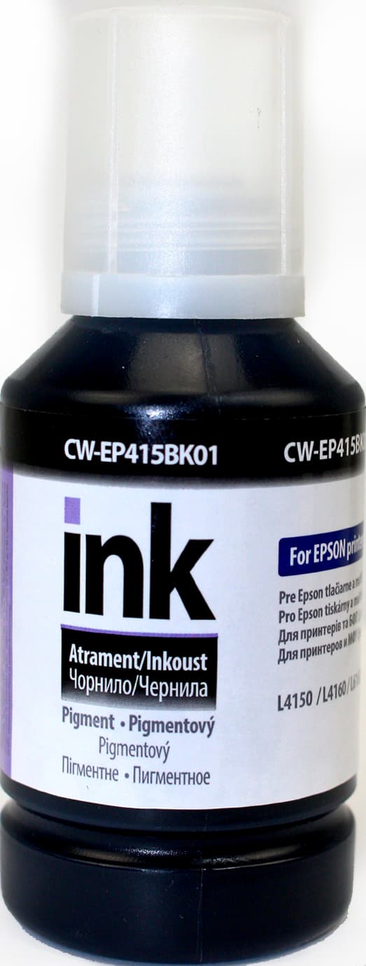 Чернила ColorWay Epson L-4150/4160/6160/6170 127мл black pigm. EP415Bk