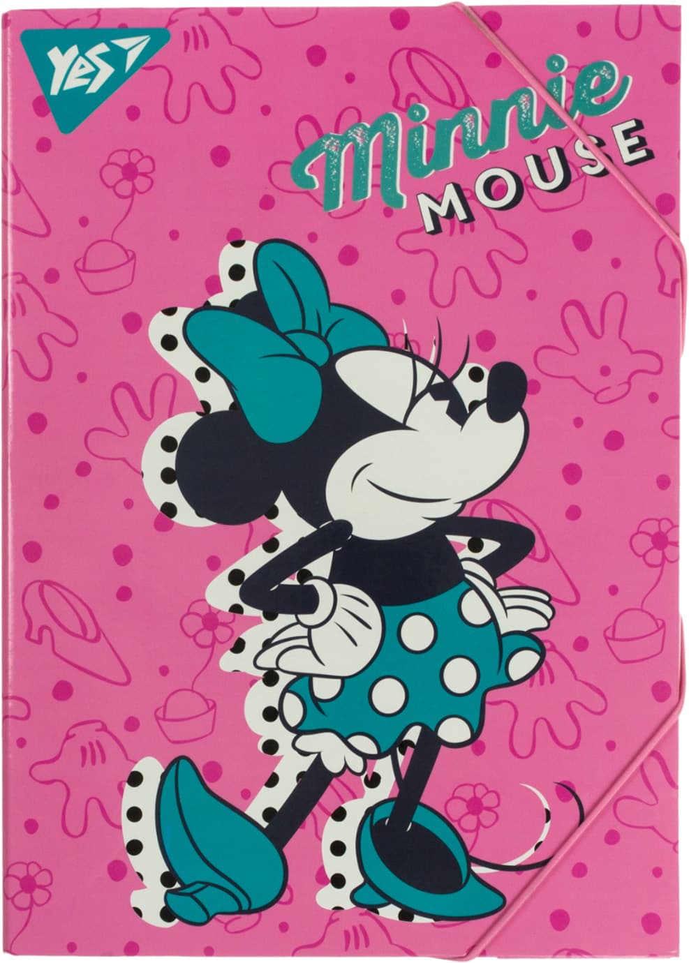 Папка для труда А4 "Yes" №491956 "Minnie Mouse" на рез. картон.(20)