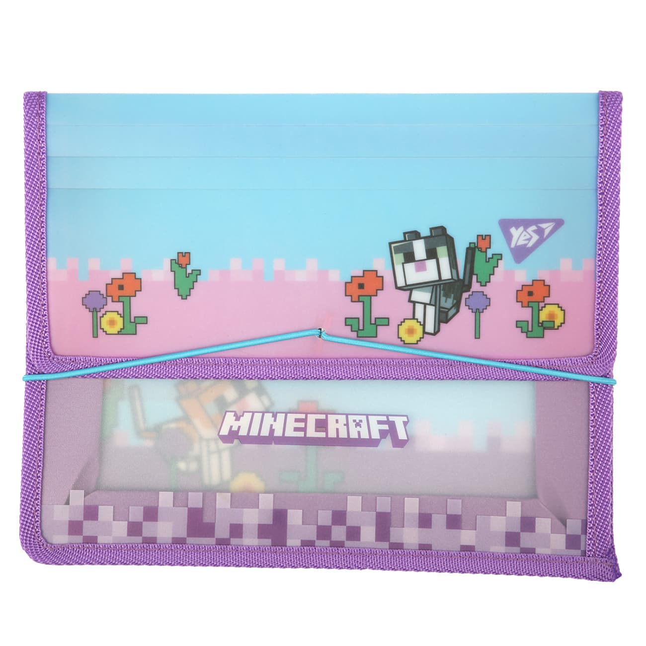 Папка для тетр. В5 "Yes" №492308 "Minecraft.Spring" на рез. пласт.(24)(96)
